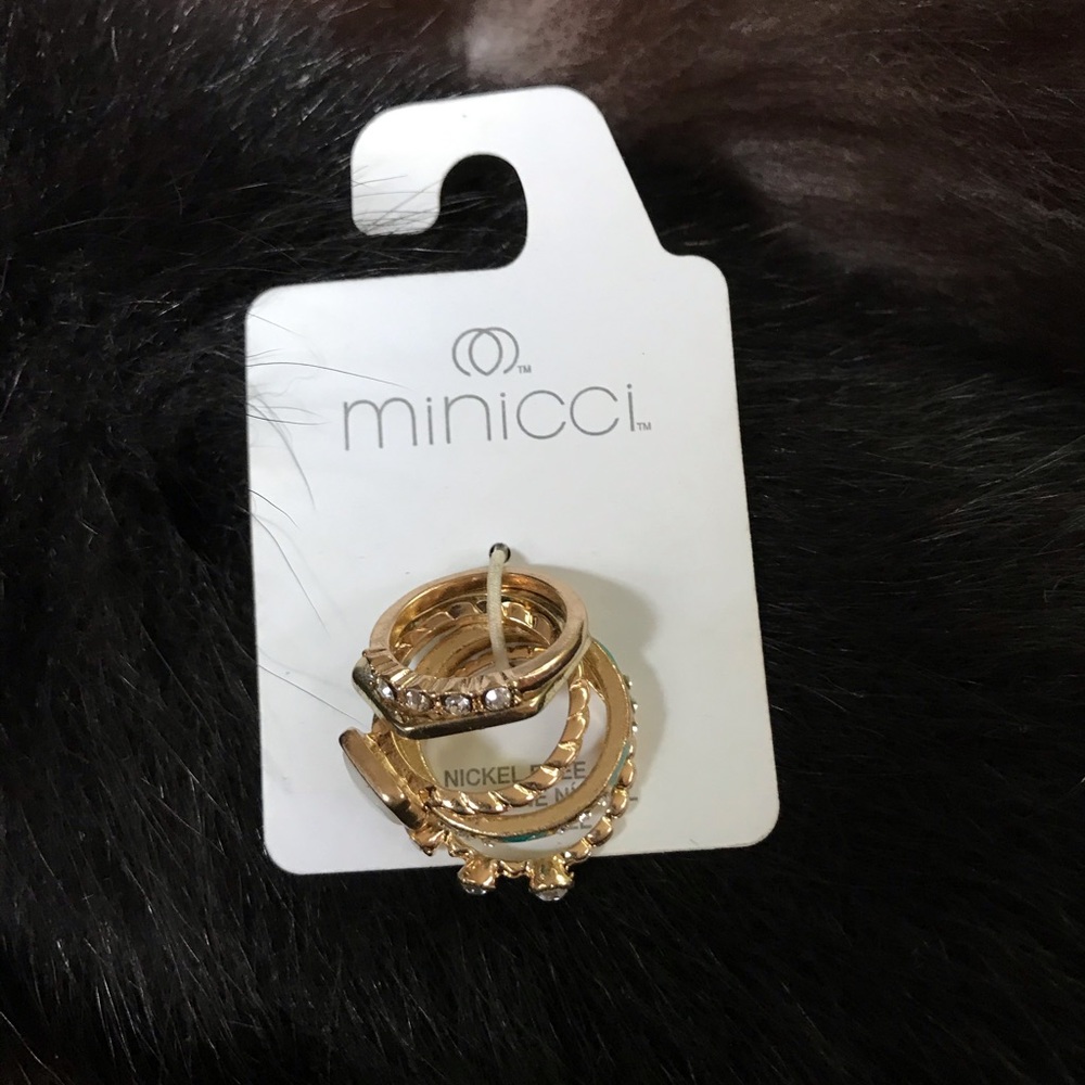 Minicci Fashion Rings 5pc set